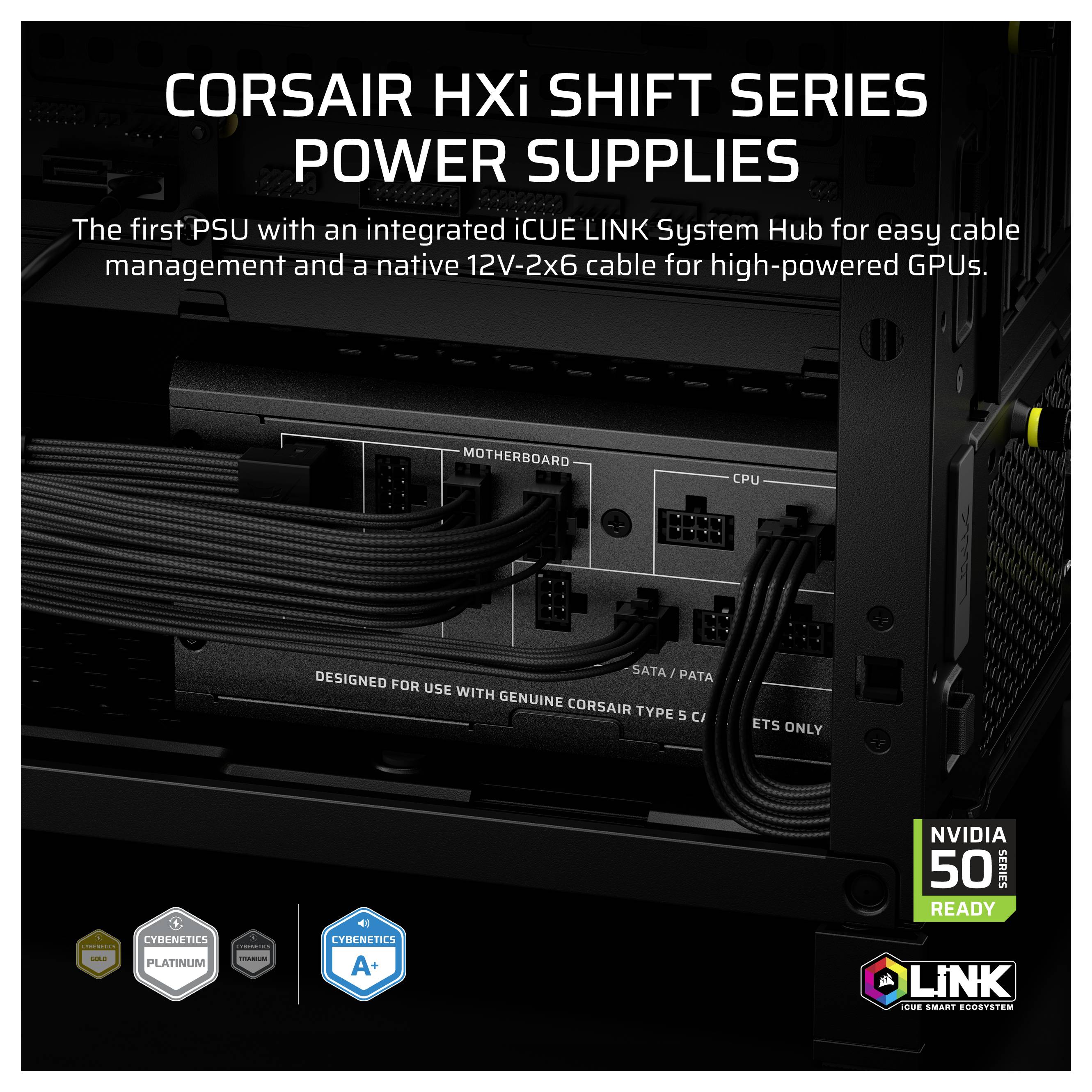 Corsair HX1000i SHIFT PC Netzteil 1000W ATX 80PLUS® Platinum