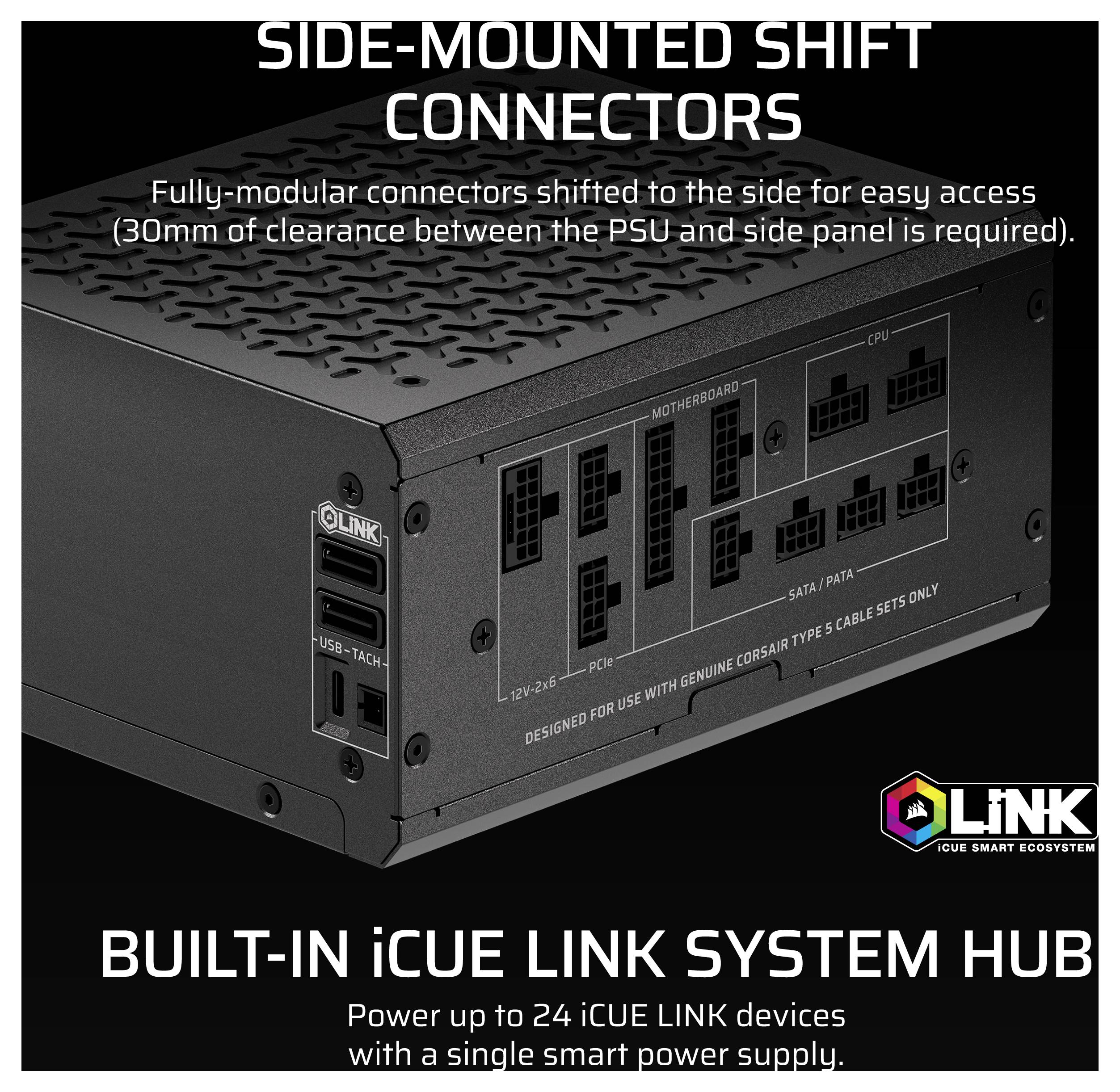 Corsair HX1000i SHIFT PC Netzteil 1000W ATX 80PLUS® Platinum