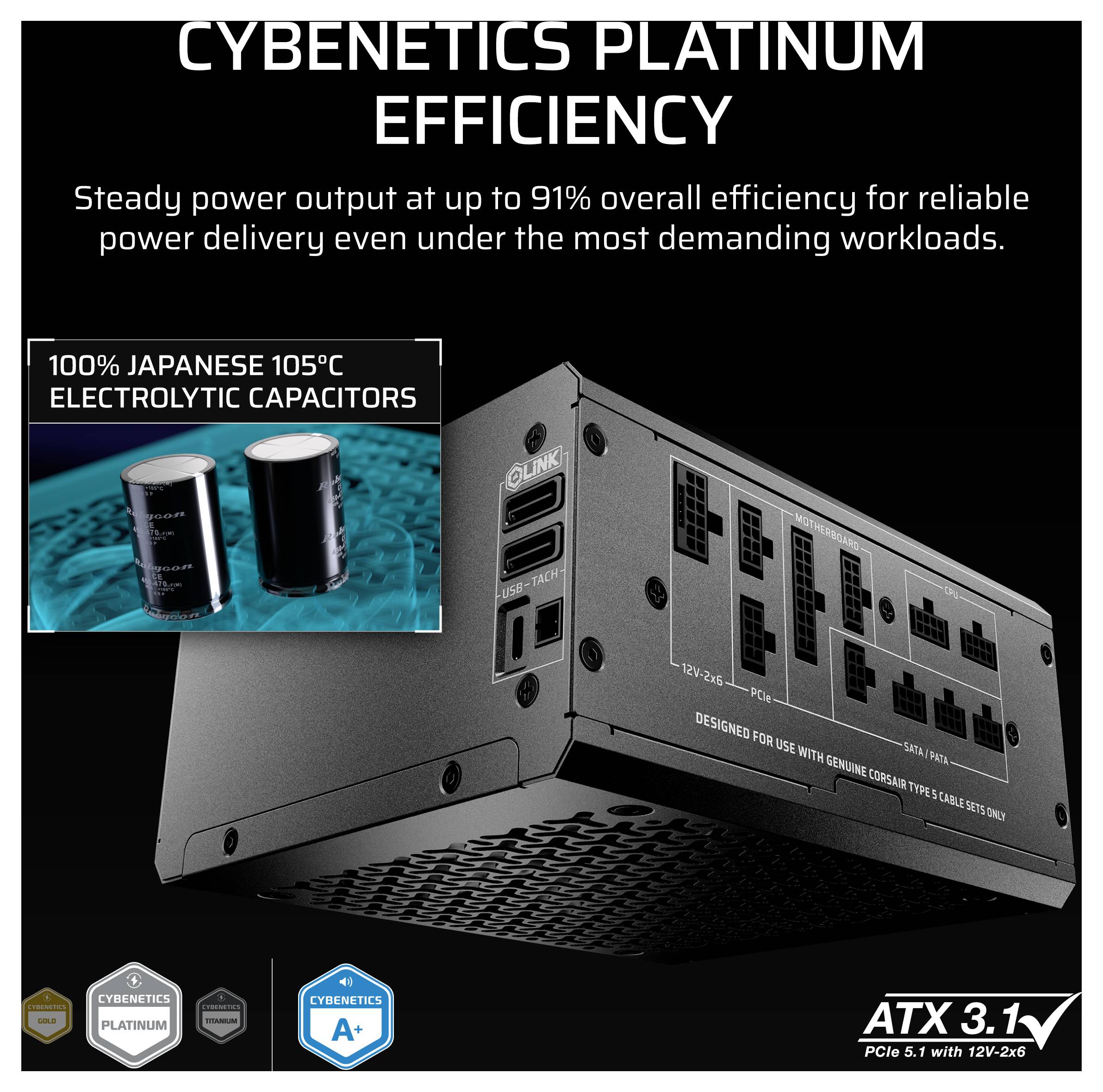 Corsair HX1000i SHIFT PC Netzteil 1000W ATX 80PLUS® Platinum