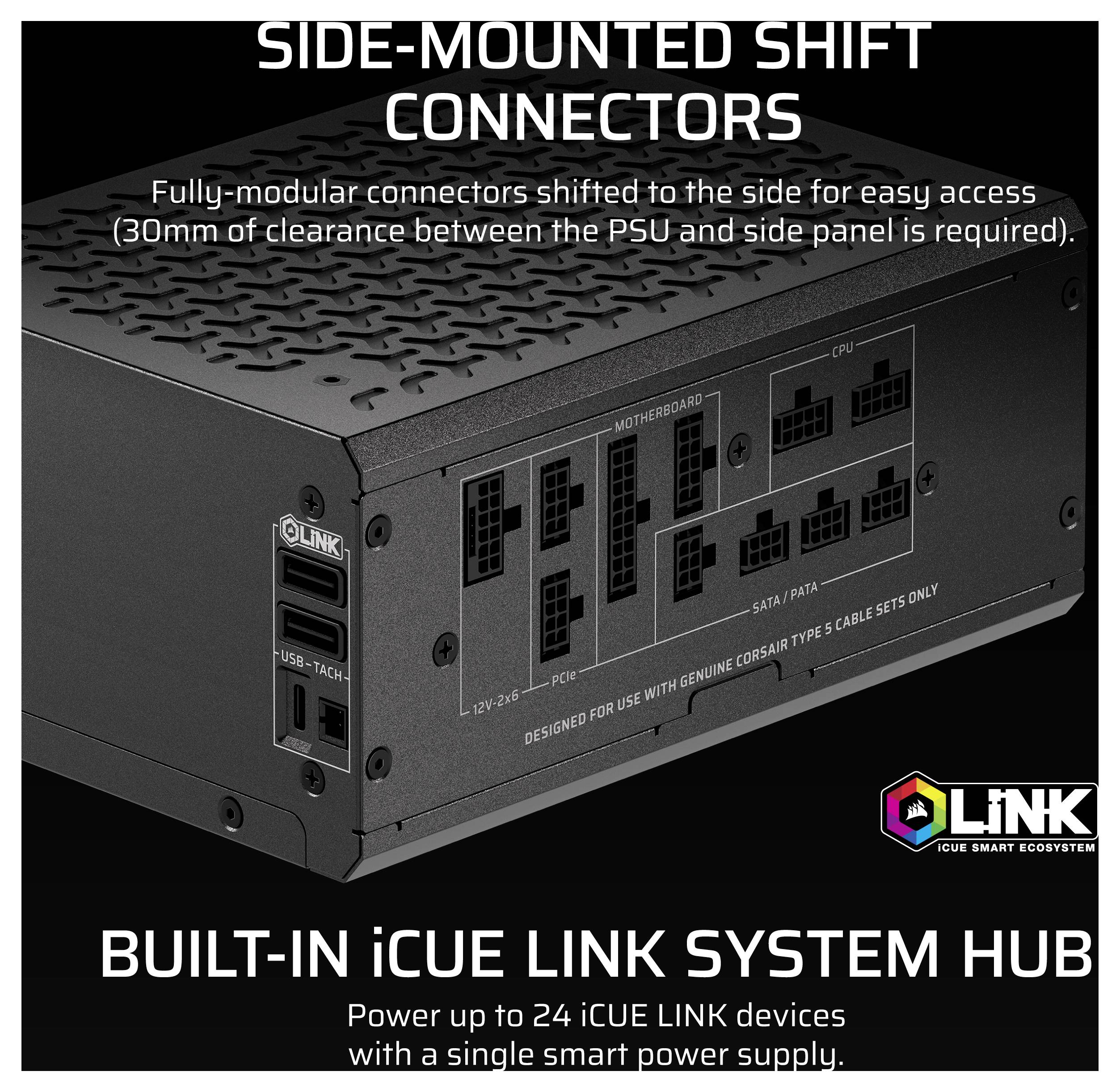 Corsair HX1200i SHIFT PC Netzteil 1200W ATX 80PLUS® Platinum