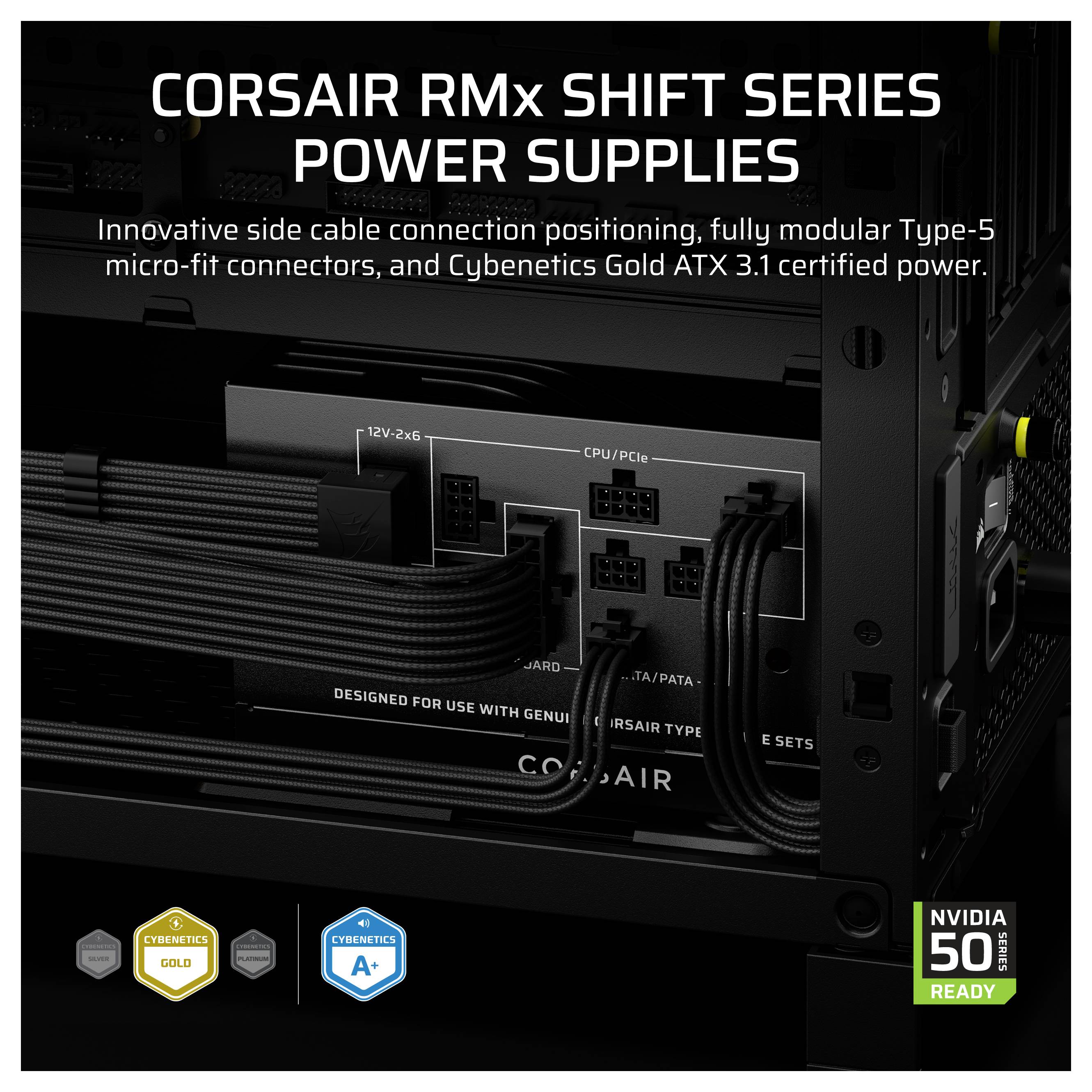 Corsair RM750x SHIFT PC Netzteil 750 W ATX 80PLUS® Gold