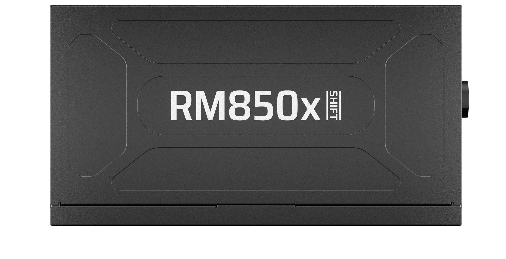 Ein rechteckiges schwarzes Gerät, das mit weißem Text als 