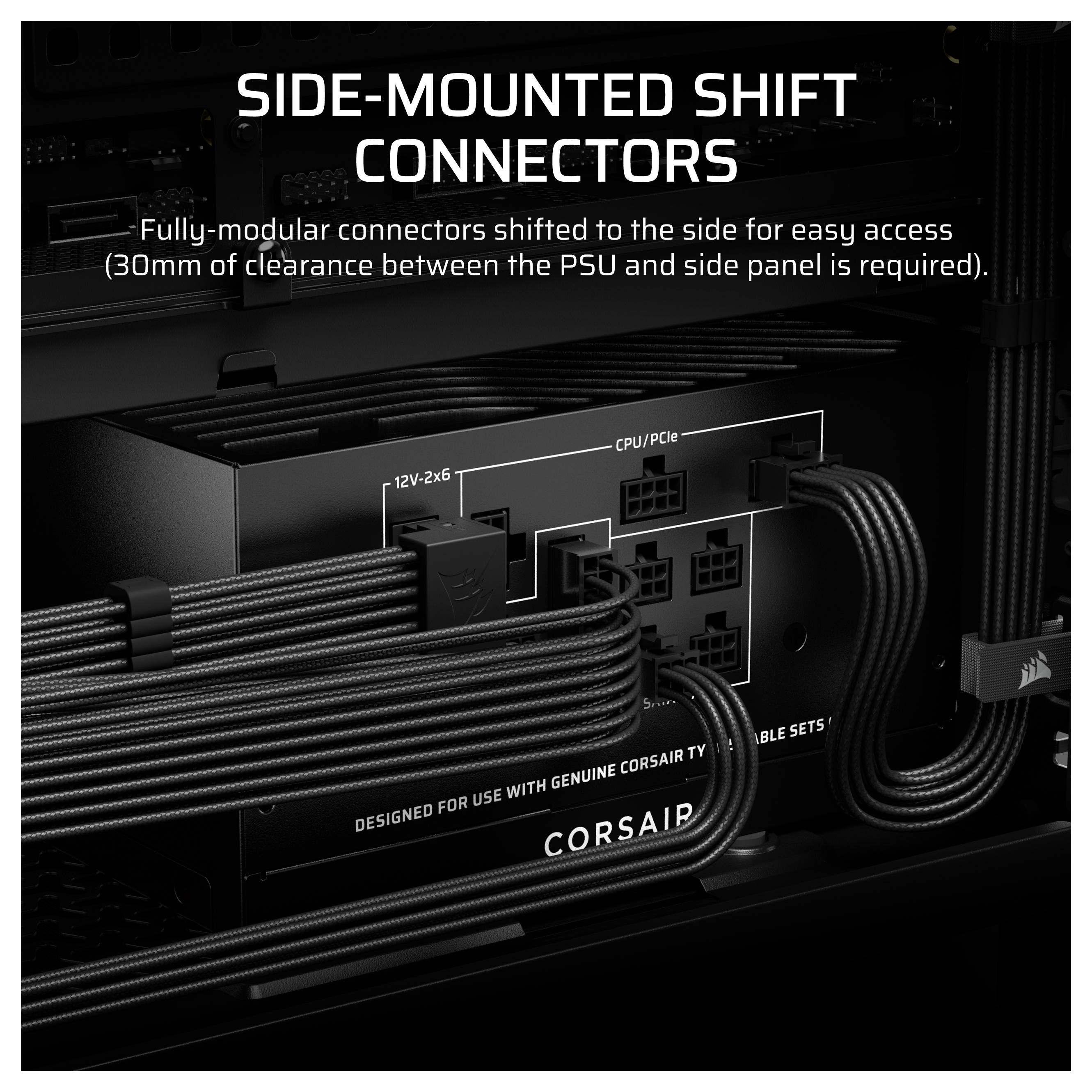 Corsair RM850x SHIFT PC Netzteil 850 W ATX 80PLUS® Gold