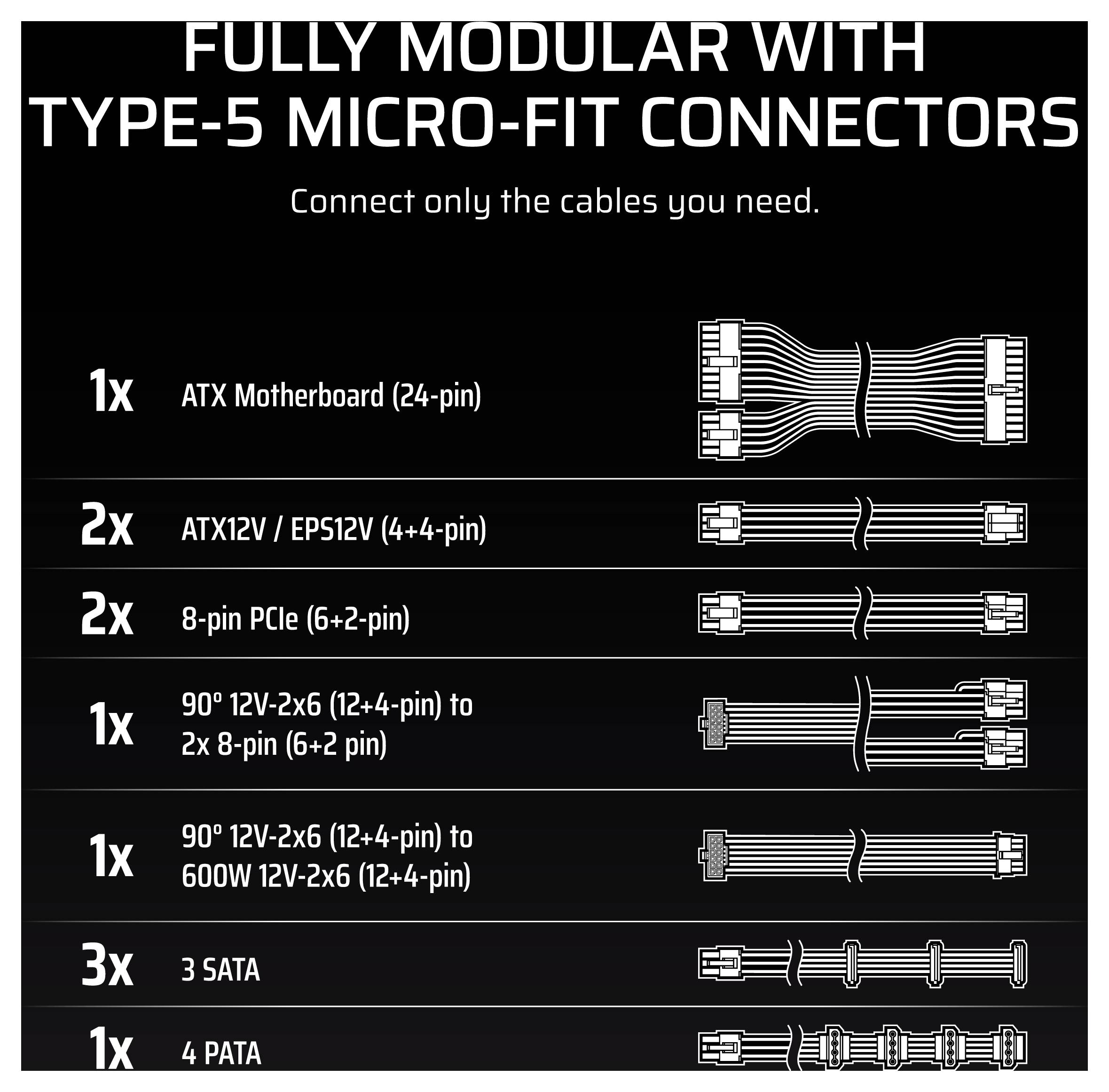 Corsair RM850x SHIFT PC Netzteil 850W ATX 80PLUS® Gold