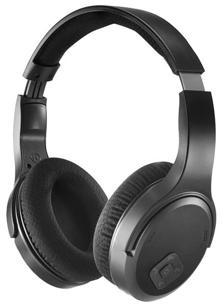 Hama Over Ear Kopfhörer Kabellos, Funk, Bluetooth® Schwarz Lautstärkeregelung TV