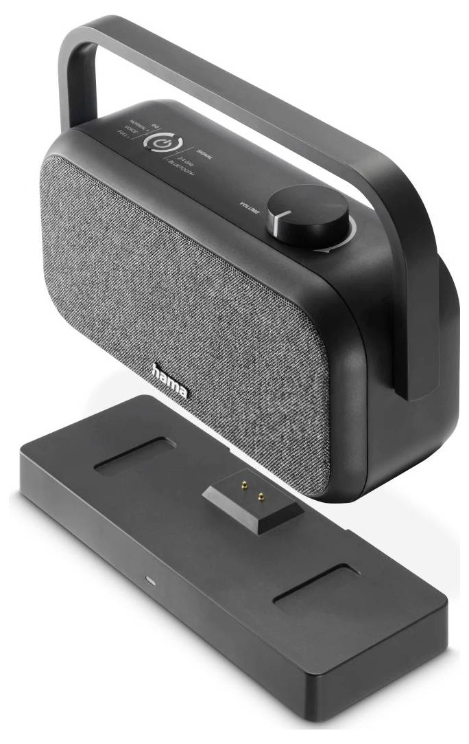 Hama TV-Lautsprecher AUX, USB Schwarz, Grau