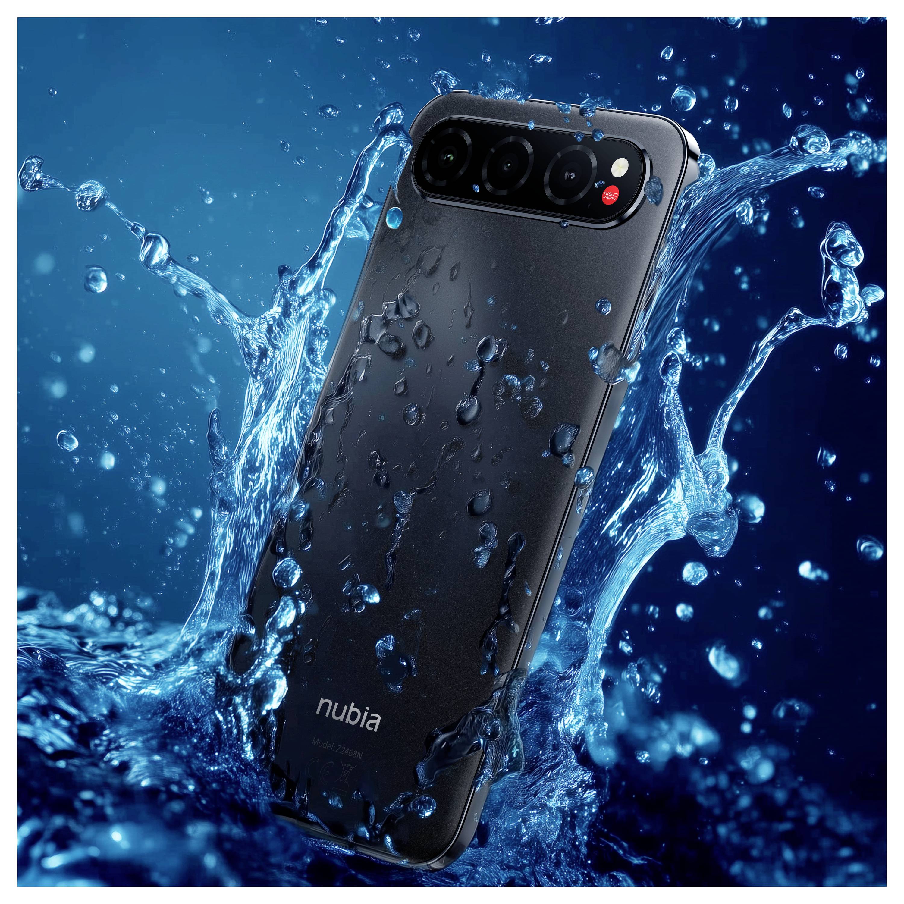 ZTE Nubia Air 256 GB Schwarz EEK B (A - G) 17.2 cm (6.78 Zoll) Smartphone