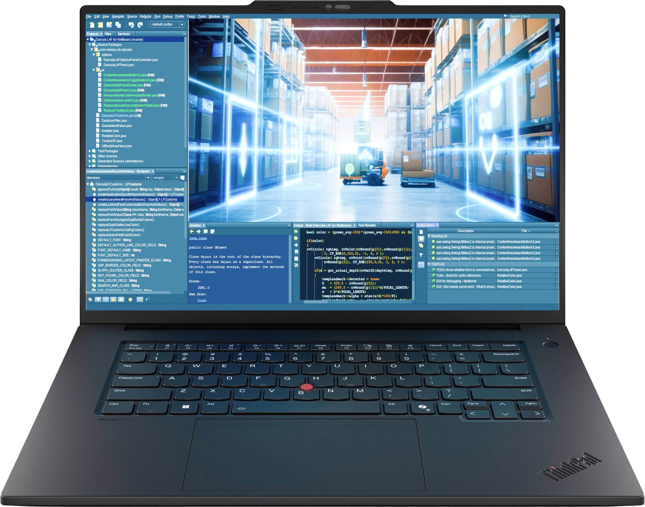 Lenovo Notebook "ThinkPad T1g G8" 40.6cm (16 Zoll) WUXGA Intel® Core™ Ultra 9 285H 64GB RAM 1TB SSD Deutsch, QWERTZ Intel Arc