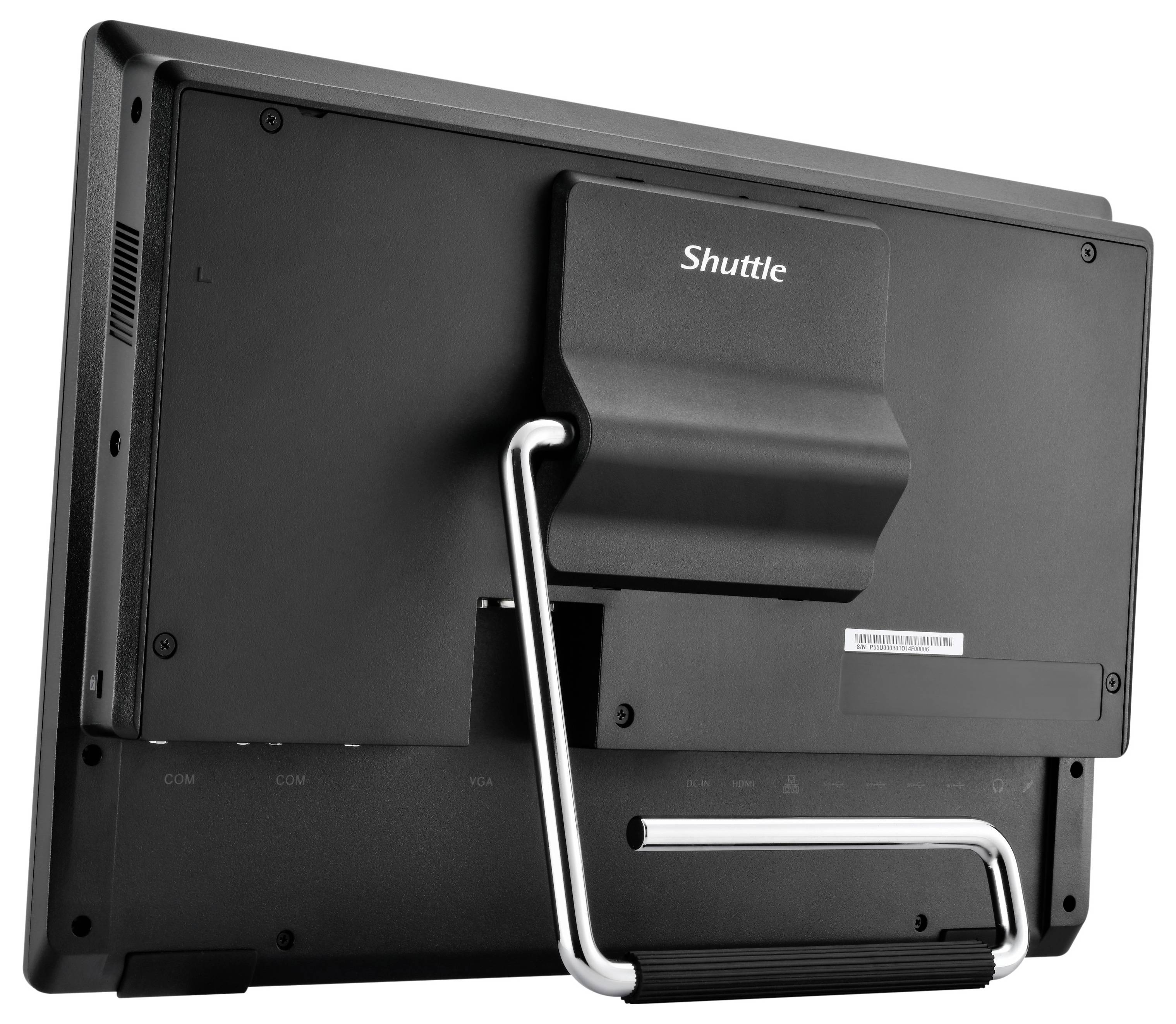 Ein schwarzer Computermonitor mit dem Schriftzug 