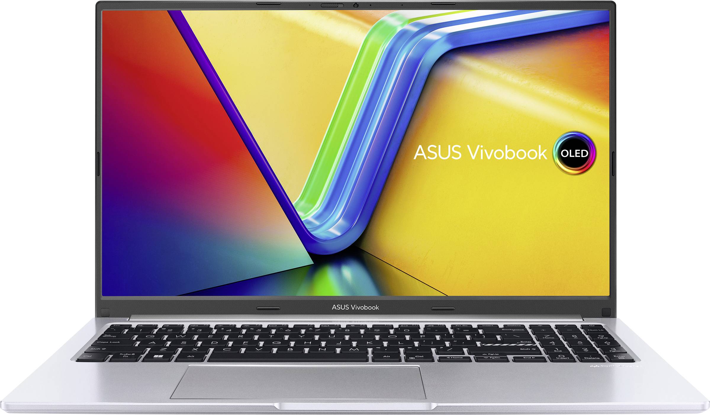 Asus Notebook "VivoBook 15" 39.6 cm (15.6 Zoll) Intel® Core™ i9 i9-13900H 8 GB RAM 512 GB SSD Deutsch, QWERTZ Intel UHD Graphics Silber 90N