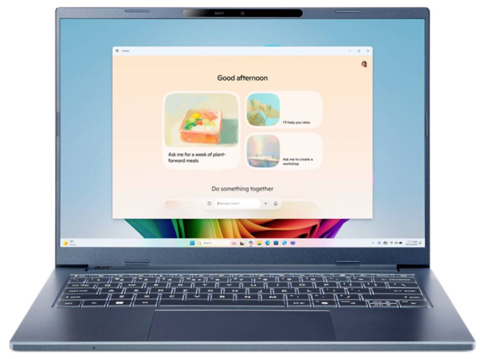 Acer Notebook A14-11M-X7MH 35.6 cm (14 Zoll) WUXGA Qualcomm® Snapdragon™ X X1-26-100 16 GB RAM 512 GB SSD Deutsch, QWERTZ Qualcomm Qualcomm® Adr