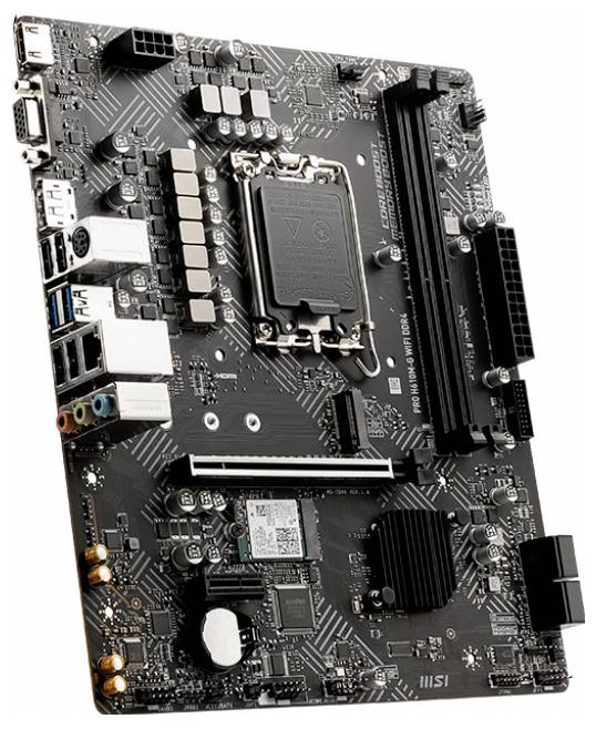 MSI PRO H610M-G Mainboard Sockel (PC) Intel® LGA 1700 Formfaktor (Details) Micro-ATX Mainboard-Chipsatz Intel® H610