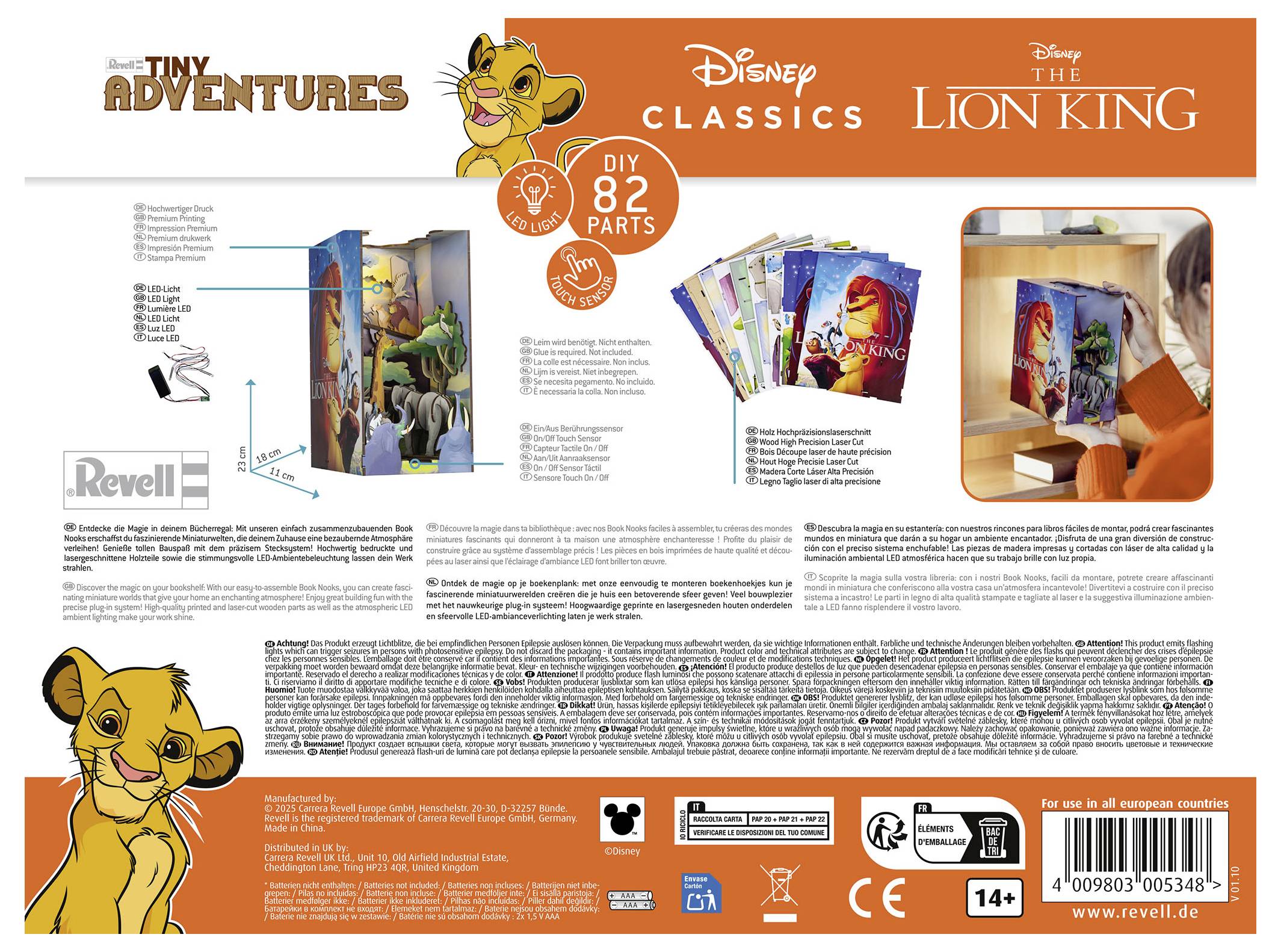 Revell 00534 Tiny Adventures - Disney "The Lion King" Bausatz