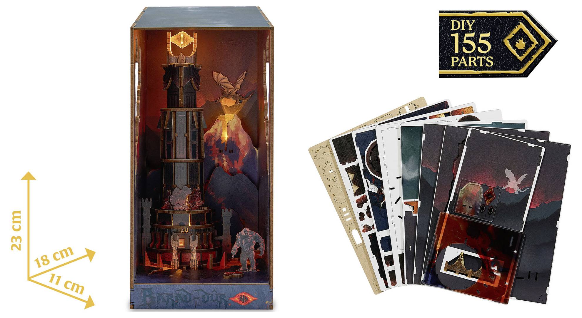 Revell 00537 Tiny Adventures - Lord of the Rings "Barad-Dûr" Bausatz