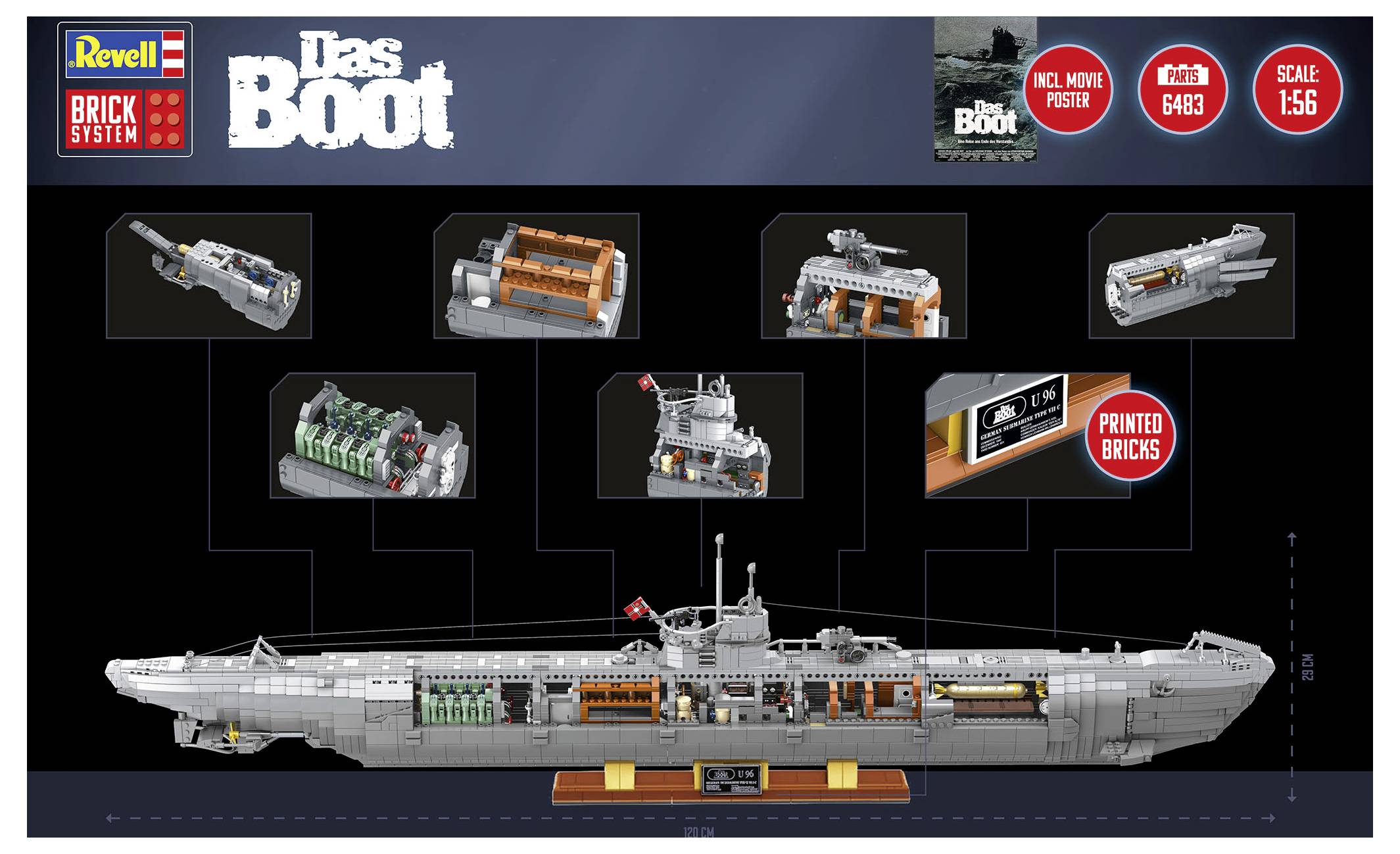 Revell 00960 U-Boot - Brick System Bausatz