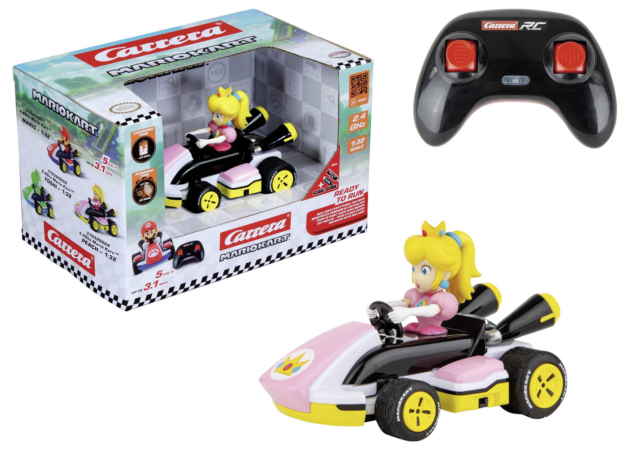 Carrera 370320004 1:32 RC Modellauto inkl. Akku und Ladekabel, inkl. Batterien