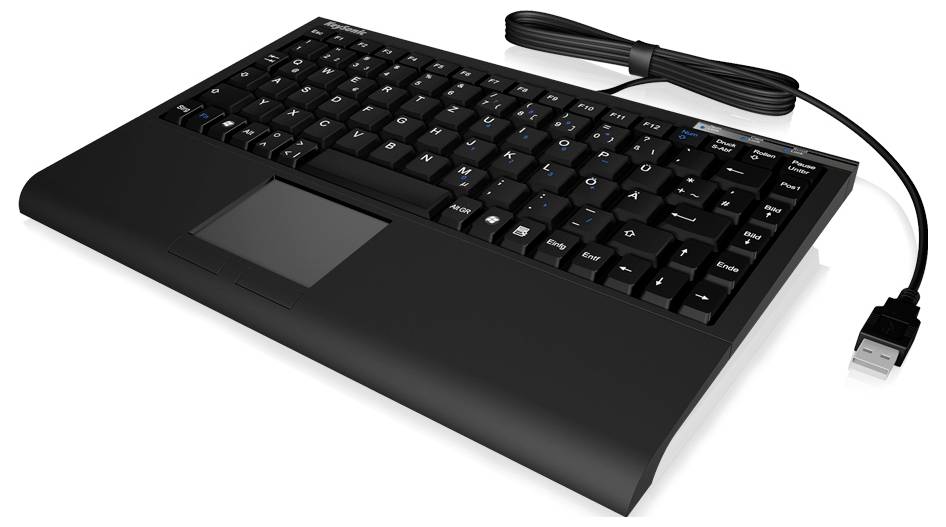 Keysonic ACK-540U+ (US) Kabelgebunden Tastatur US-Englisch, QWERTY Schwarz