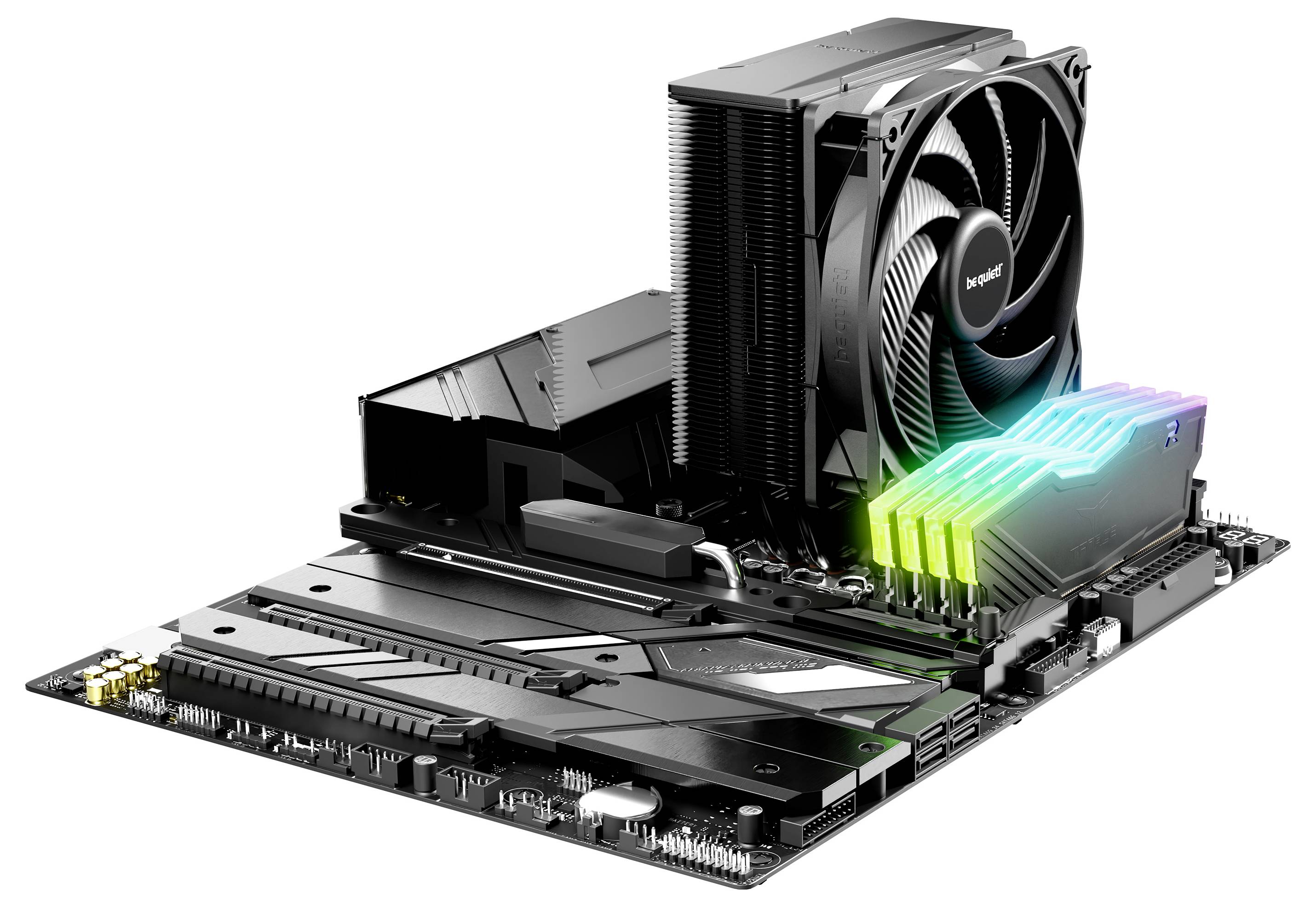 BeQuiet PURE ROCK 3 Black Chipsatz-Kühler mit Lüfter