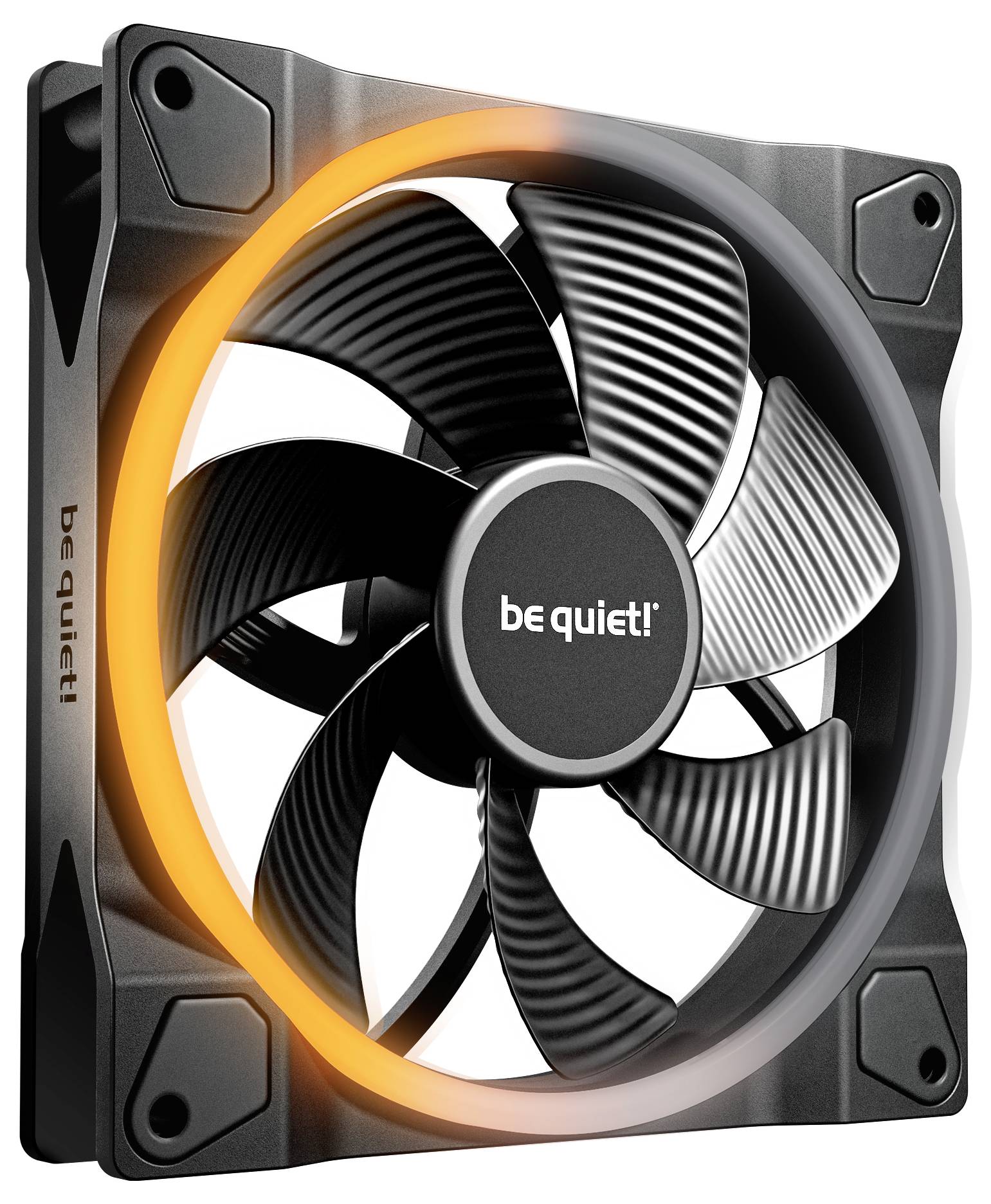 BeQuiet LIGHT WINGS | 140mm PWM Reverse Black PC-Gehäuse-Lüfter Schwarz