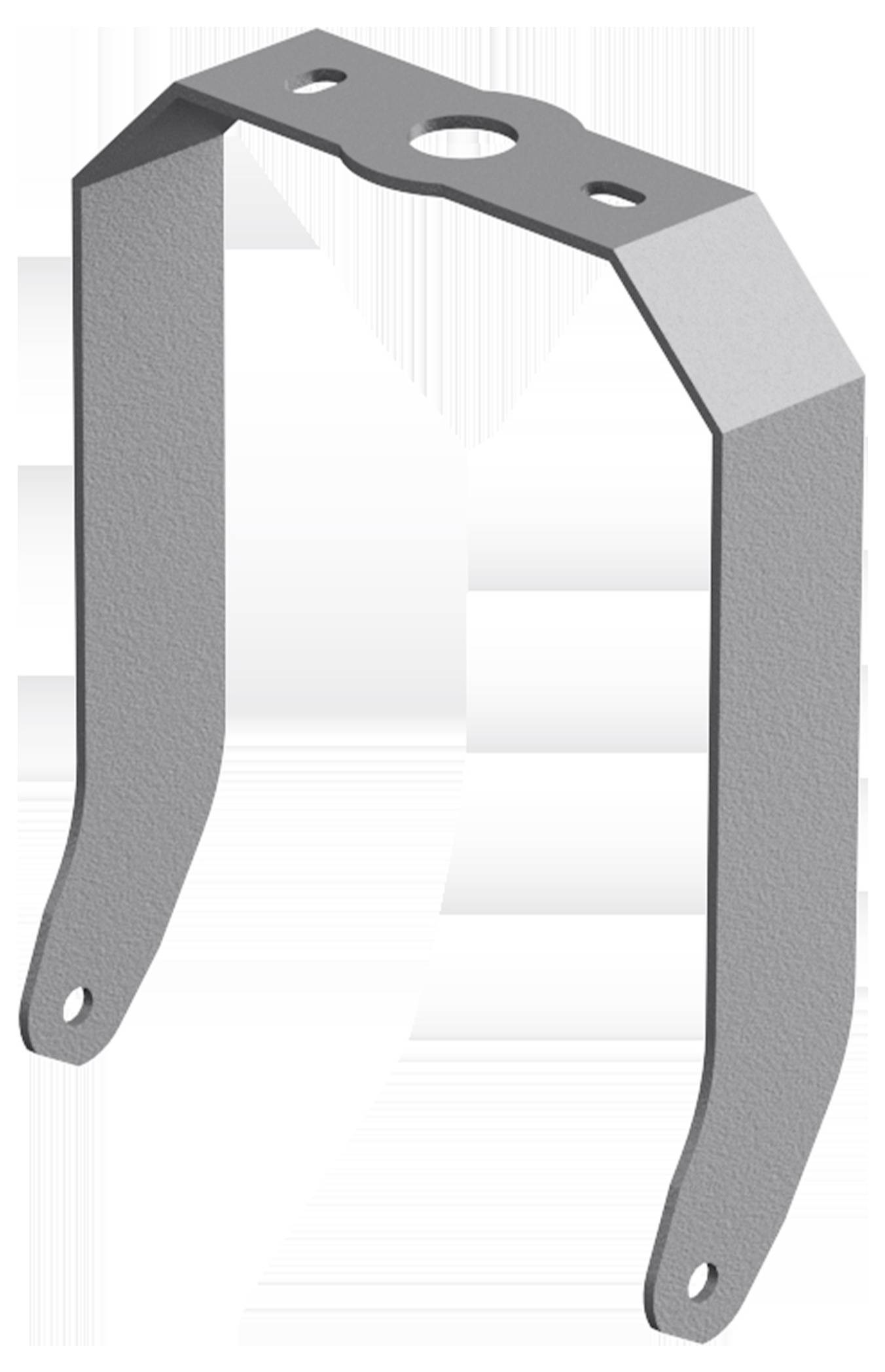 Metallwinkel mit je zwei Löchern in jedem Schenkel, rechtwinklig gebogen, häufig verwendet zur Befestigung oder Stützung in Bau- oder DIY-Projekten.