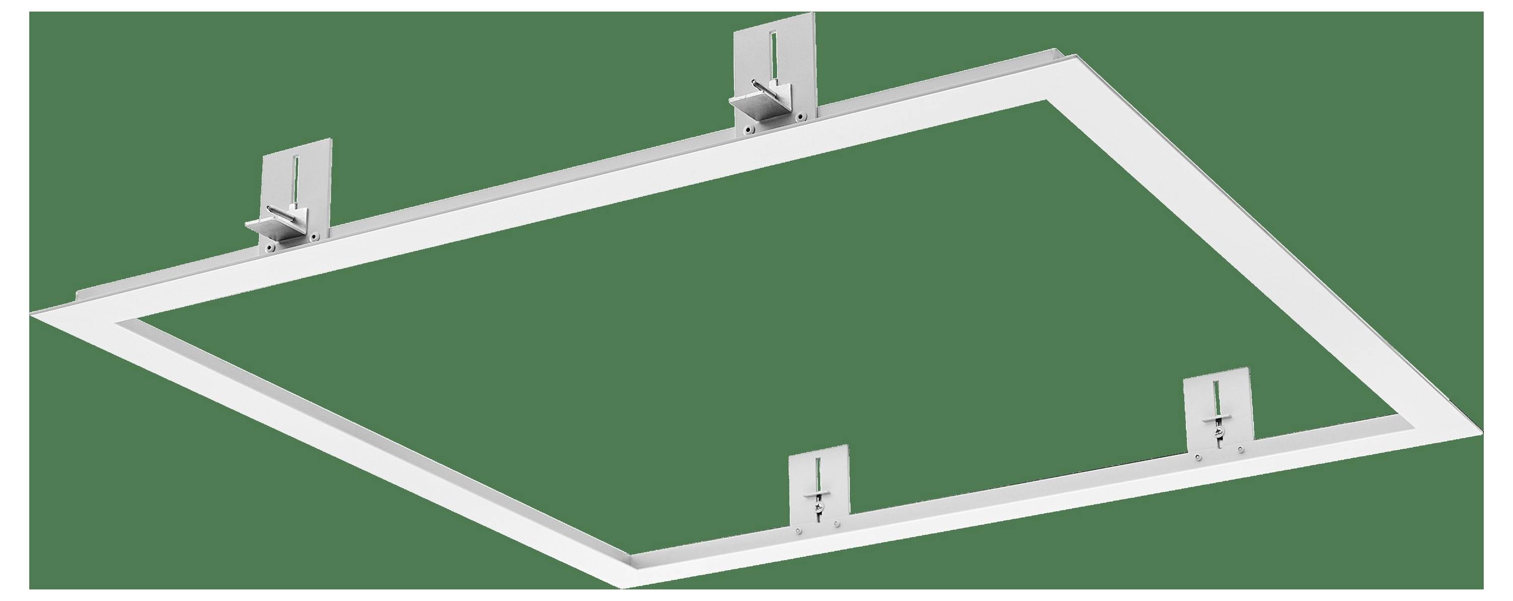 H-förmiges Silbermetall-Deckenpaneel mit verschachtelten Kanten, entwickelt für modulare Konstruktionsanwendungen.