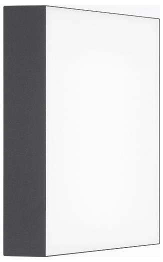 Schwarze, kantige Extrusion mit ineinandergreifenden Nuten.