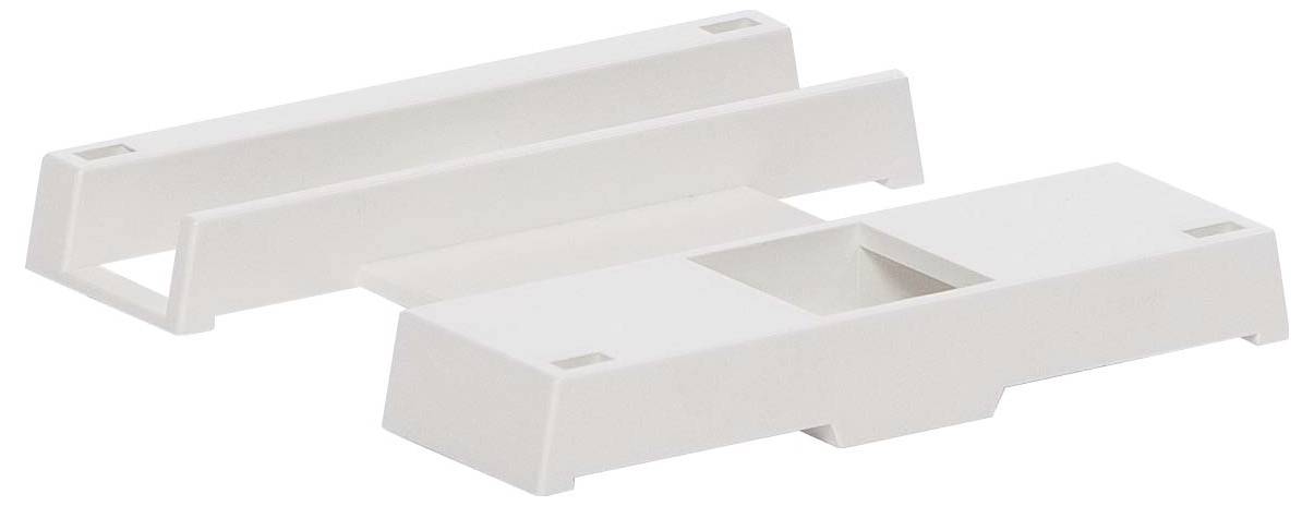 Aluminium-LED-Profil mit mattiertem Abdeckung, das einen innenliegenden LED-Streifenleuchte präsentiert. Ideal für professionelle Beleuchtungsanwendungen.