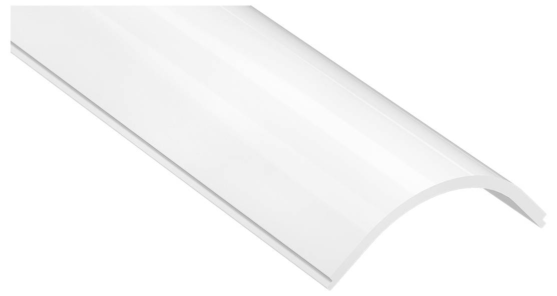 Eine Nahaufnahme einer schwarzen linearen Schienenleuchte, die ihre Verbindung und elektrische Verdrahtung zeigt, die an einem Ende herauskommt.