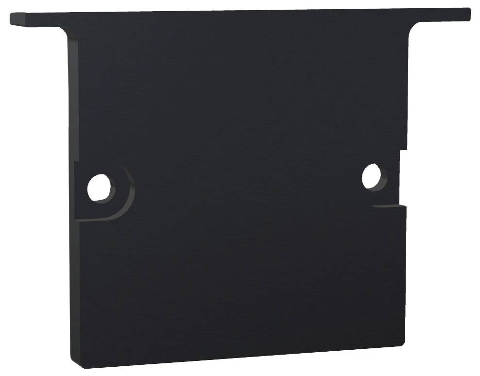 Stahlmontageklammer mit zwei Schraubenlöchern zum sicheren Befestigen von Konstruktionen.