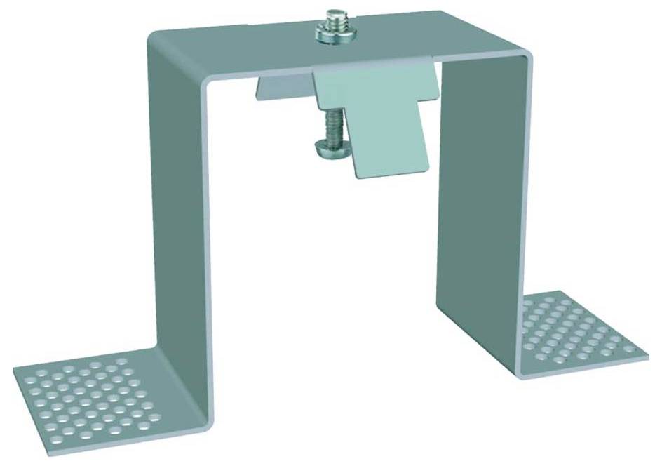 Ein Metallprofilstab, grau und L-förmig, verwendet für strukturelle oder Verkleidungszwecke in Bau- oder Montageprojekten.