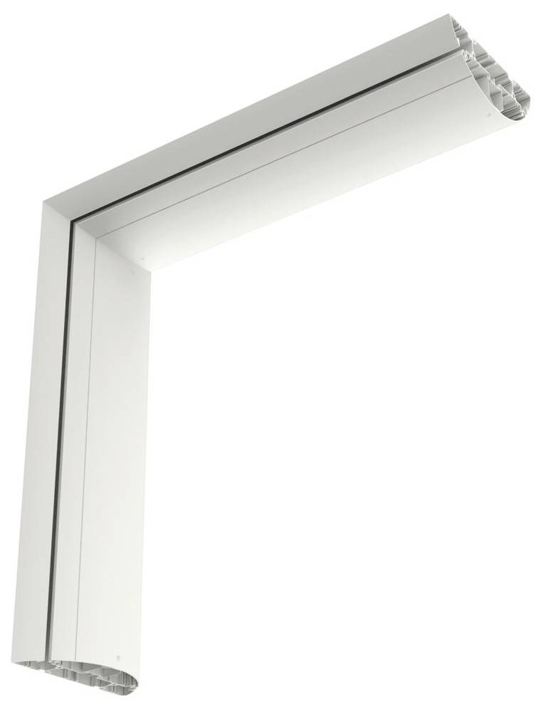 Ein schwarzes rechteckiges Paneel, das aufrecht positioniert ist, wahrscheinlich als Trennwand oder dekoratives Element verwendet.