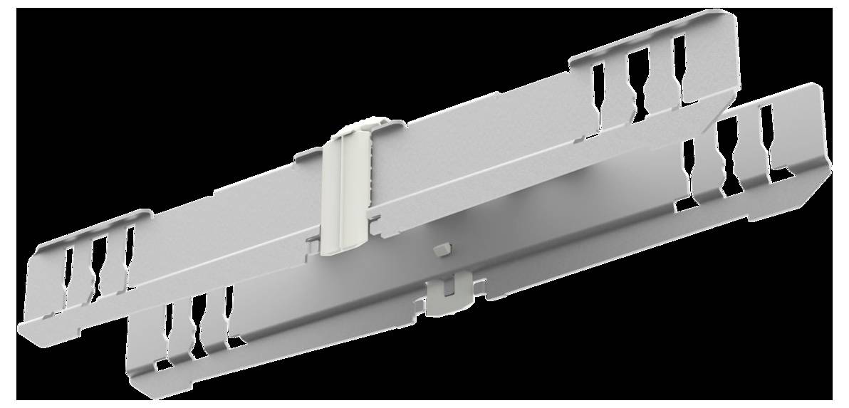 Eine Nahaufnahme des grünen Güterwagens eines Modelleisenbahn-Sets mit gelbem Fahrrad-Logo, mit silbernen Geländern und Details, die unter einem „20 Volt