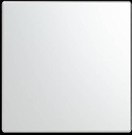 Ein großes leeres weißes Quadrat mit einem dünnen schwarzen Rand.