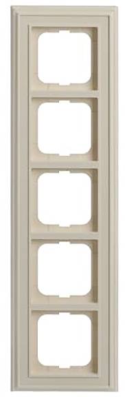 Ein digitales Thermostat zeigt '20.4°C' und '21.0°C' an, mit Symbolen für Beleuchtung, Ventilator, Klimaeinstellungen und Energieeffizienz von Busch-Jaeger.