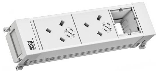 Bachmann 916707 Einbau-Steckdosenleiste 1St.