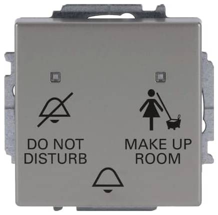 Hotelzimmerdienste-Panel mit zwei Symbolen: 