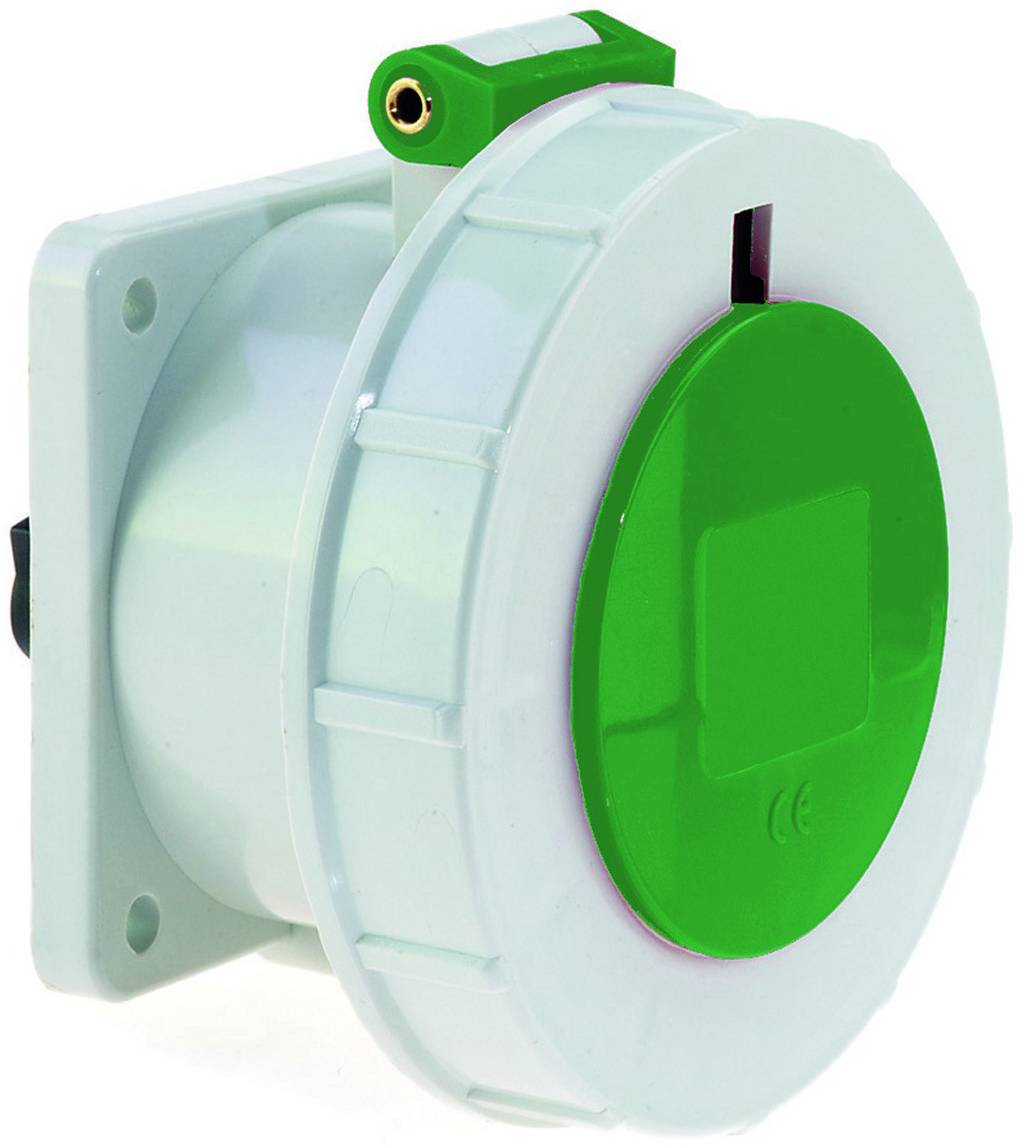 Eine rechteckige weiße Klimaanlage mit einem schwarzen Gitter in der Mitte, montiert auf verstellbaren Füßen mit verschiedenen Anschlussanschlüssen.