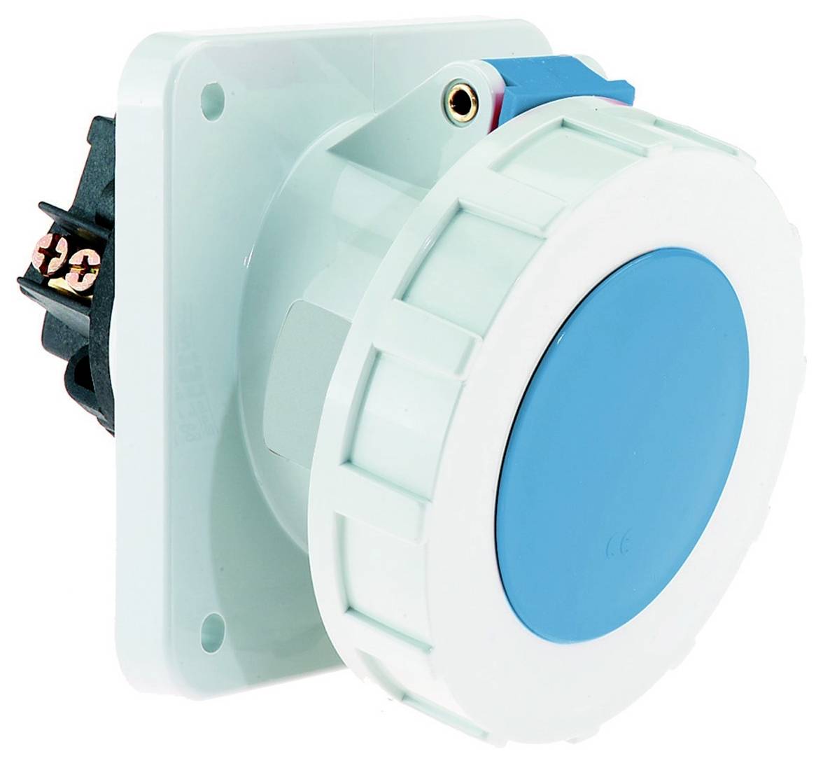 Ein schwarzes, gewinkletes Aluminium-LED-Lichtprofil mit einem LED-Lichtstreifen im Inneren, das zur Befestigung in Ecken für nahtlose Beleuchtung konzipiert ist.