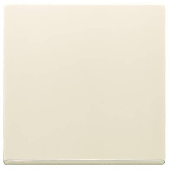 Eine hellbeige Keramikfliese mit glatter, glänzender Oberfläche und quadratischer Form.