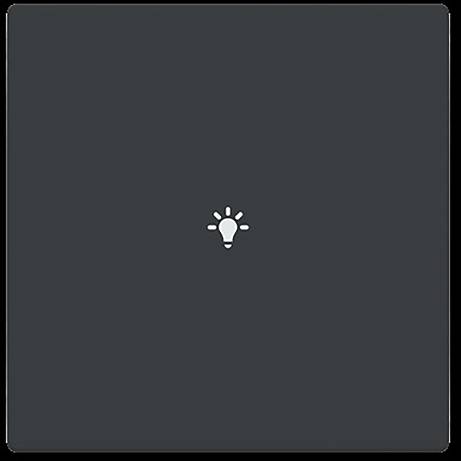 Ein dunkler Hintergrund mit einem Glühbirnensymbol in der Mitte, das ein Konzept für eine Idee oder Beleuchtung darstellt.