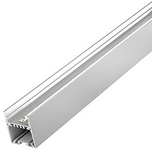 Aluminium-LED-Profilkanal mit mattem Diffusor-Abdeckung, verwendet zur Unterbringung von LED-Streifen, und bietet eine elegante und moderne Beleuchtungslösung.