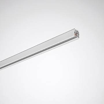 Eine weiße rechteckige Deckenmontageleuchte mit gerillter Seite, die zur Installation und Verbergung von Beleuchtungs- oder Elektrosystemen verwendet wird.