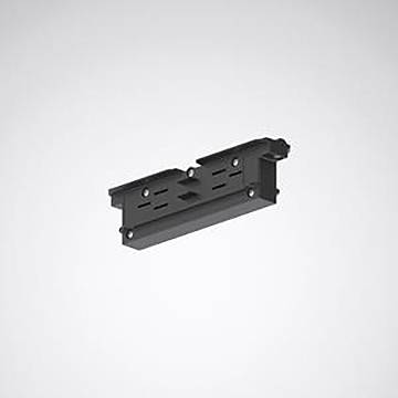 Ein rechteckiges, weißes LED-Deckenleuchten-Leuchtenelement vor einem einfachen Hintergrund.