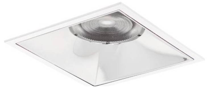 Deckenmontierer Quadrat-Abluftventilatoren mit zentralem kreisförmigem Gitter und transparenter Glasabdeckung.