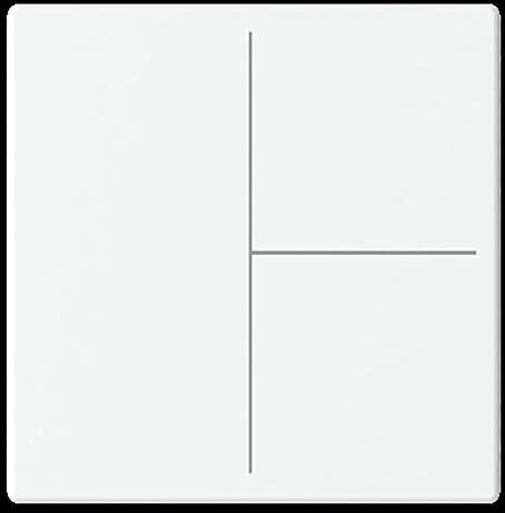 Ein minimalistische Kunstwerk mit einer dünnen, schwarzen Linie, die auf weißem Hintergrund eine Großbuchstaben-'L'-Form bildet.