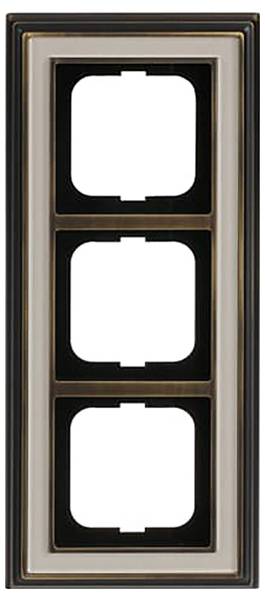 Ein Busch-Jaeger Wandkontrollpanel mit Tasten für Beleuchtung und Szenen. Ein zentrales Display zeigt die Temperatur „20,4°C