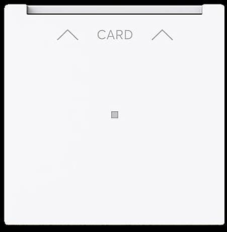 Ein weißes quadratisches Gerät mit der Bezeichnung „CARD