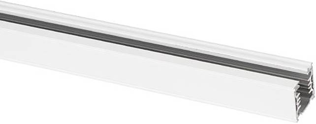 Aluminiumprofil-Kanal für LED-Streifen mit schmalem, rechteckigem Design. Ideal für die Unterbringung und den Schutz von LEDs in Installationen.