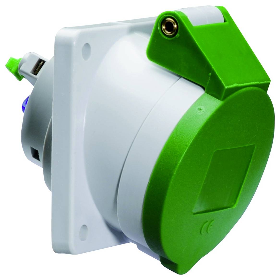 Eingebaute Deckenleuchte mit Mattglasabdeckung, konzipiert für gleichmäßige Lichtverteilung in Innenräumen.