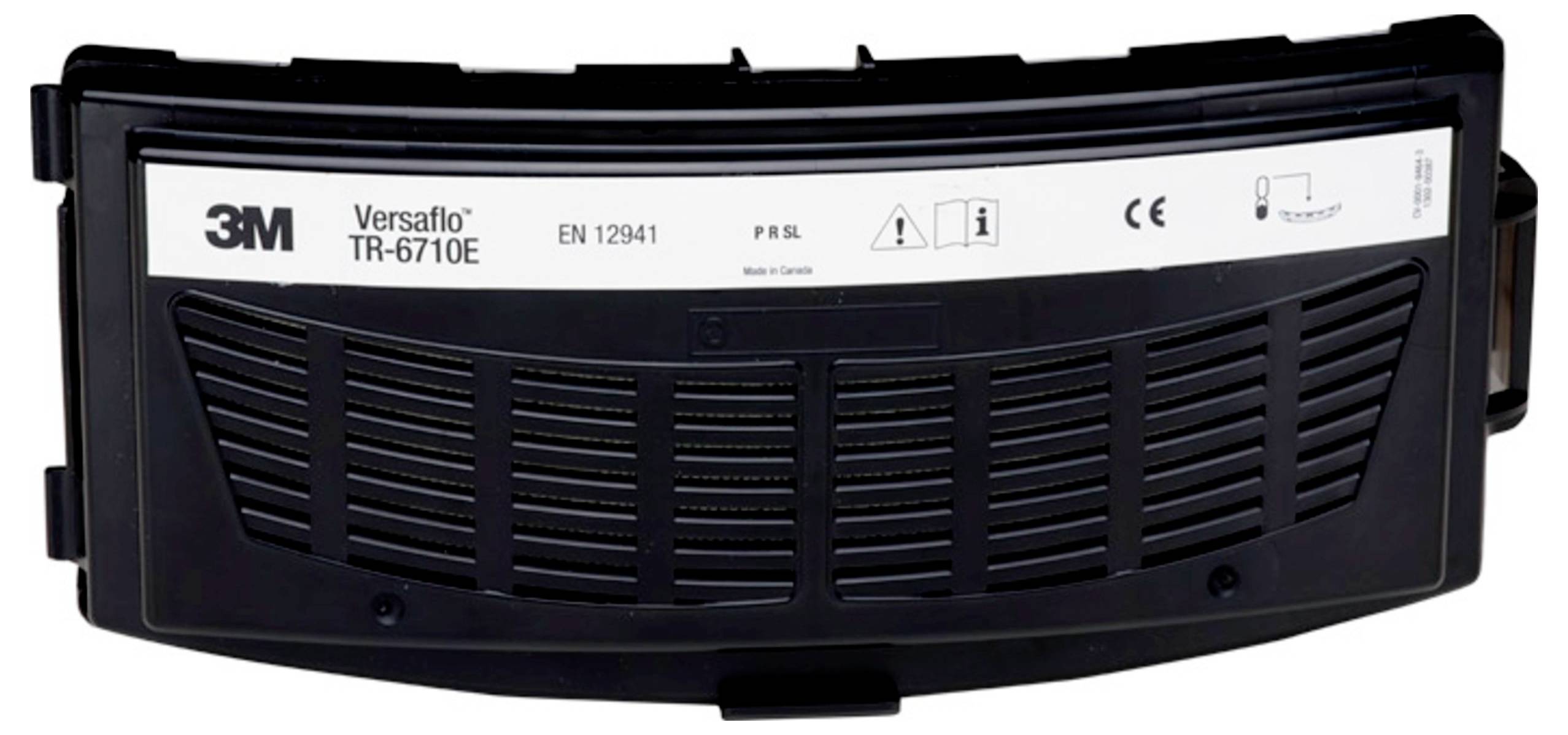 Ein 3M Versaflo TR-6710E-Filter mit der Kennzeichnung 